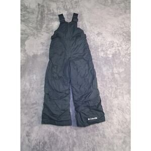 Columbia Boy's Sz XXS 4/5 Toddler Snow Bib Pants Black 100% Nylon Winter C27-5